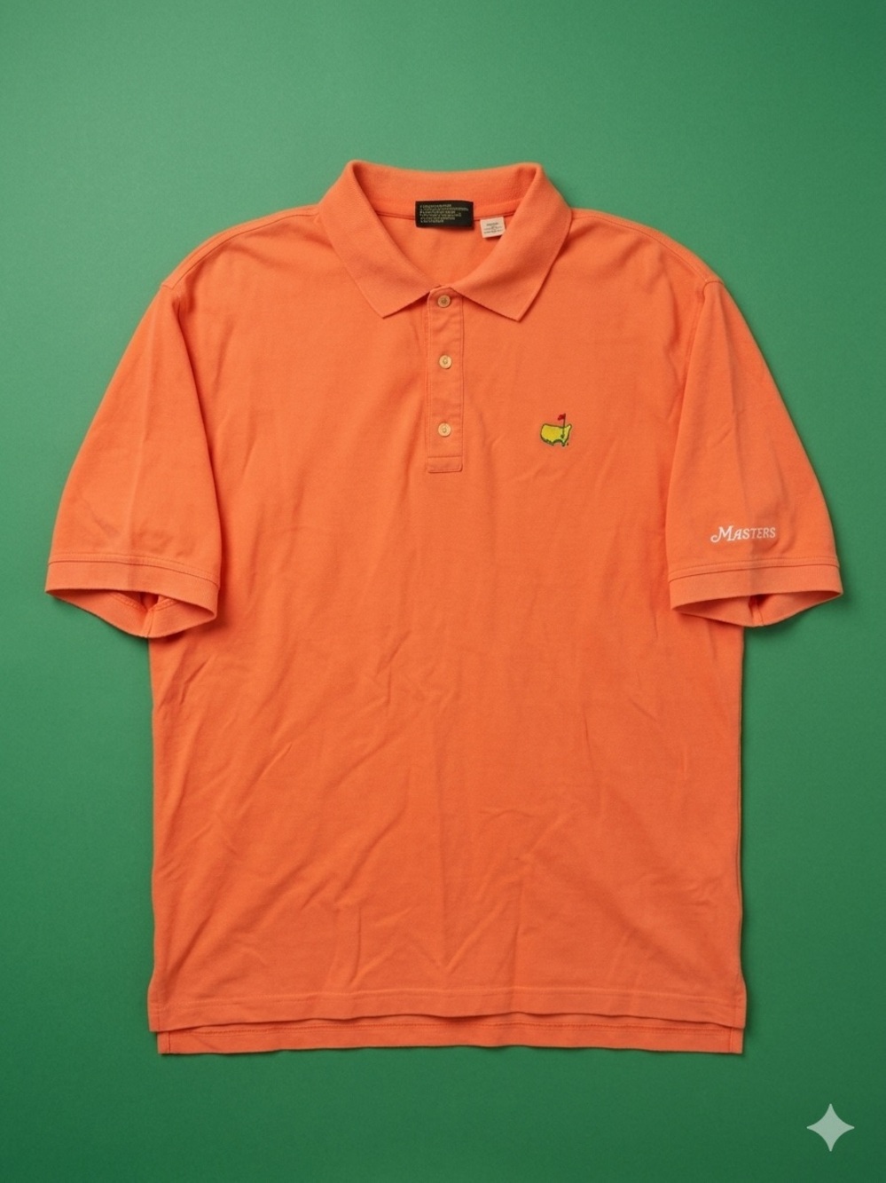 Masters Orange Polo Shirt - Mens Casual Golf Polo